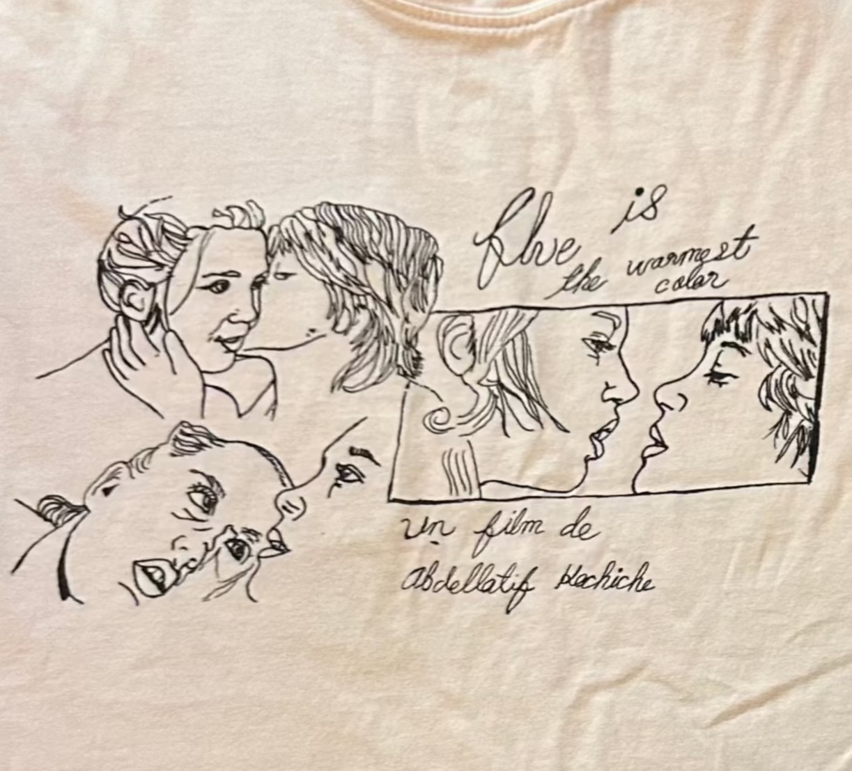 Blue is the Warmest Color - handdrawn by Jordan Mattos - ONLY 10 NEW LIMITED EDITION IN STOCK!