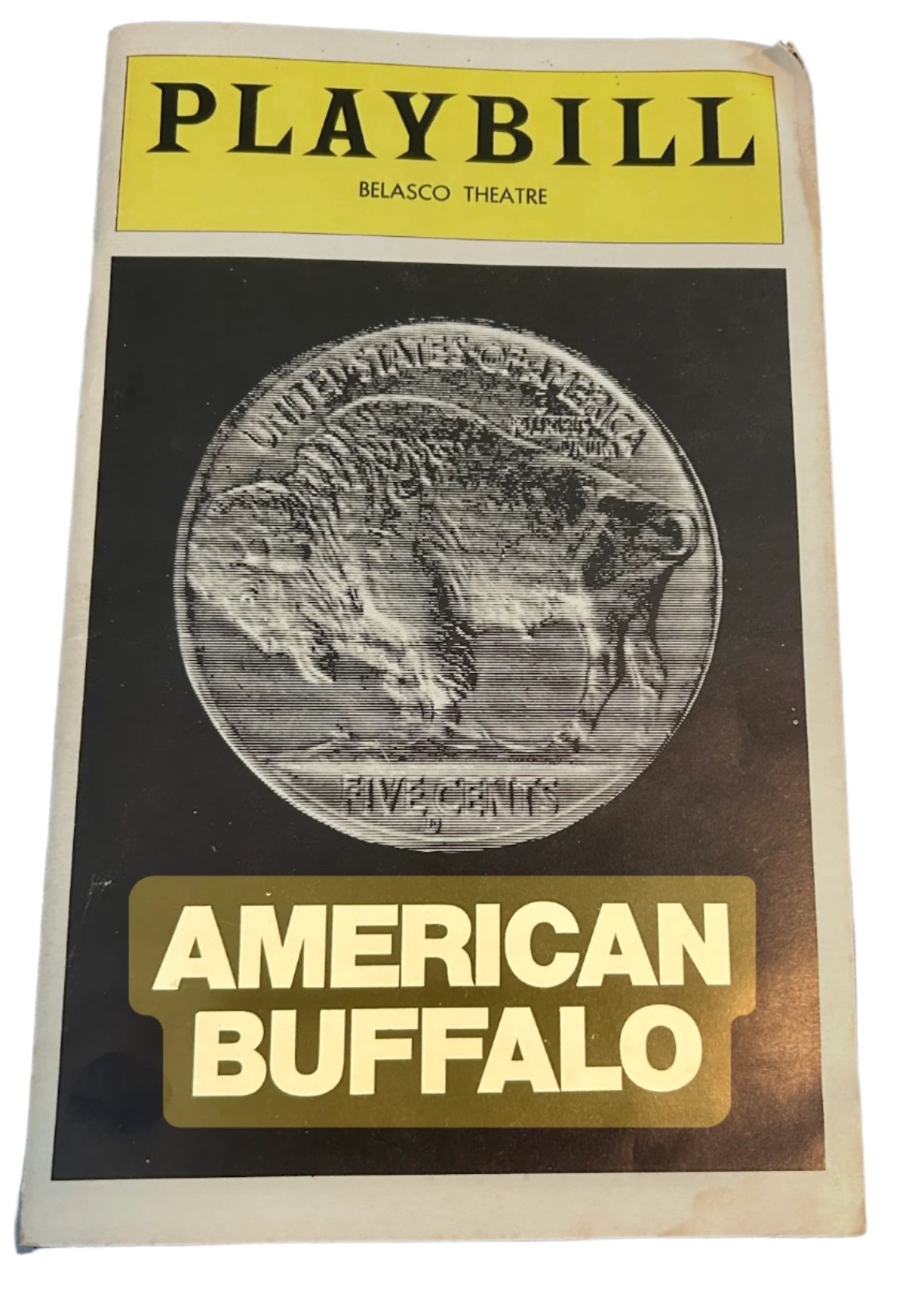 AMERICAN BUFFALO by DAVID MAMET original Playbill April 1977