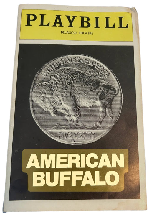 AMERICAN BUFFALO by DAVID MAMET original Playbill April 1977
