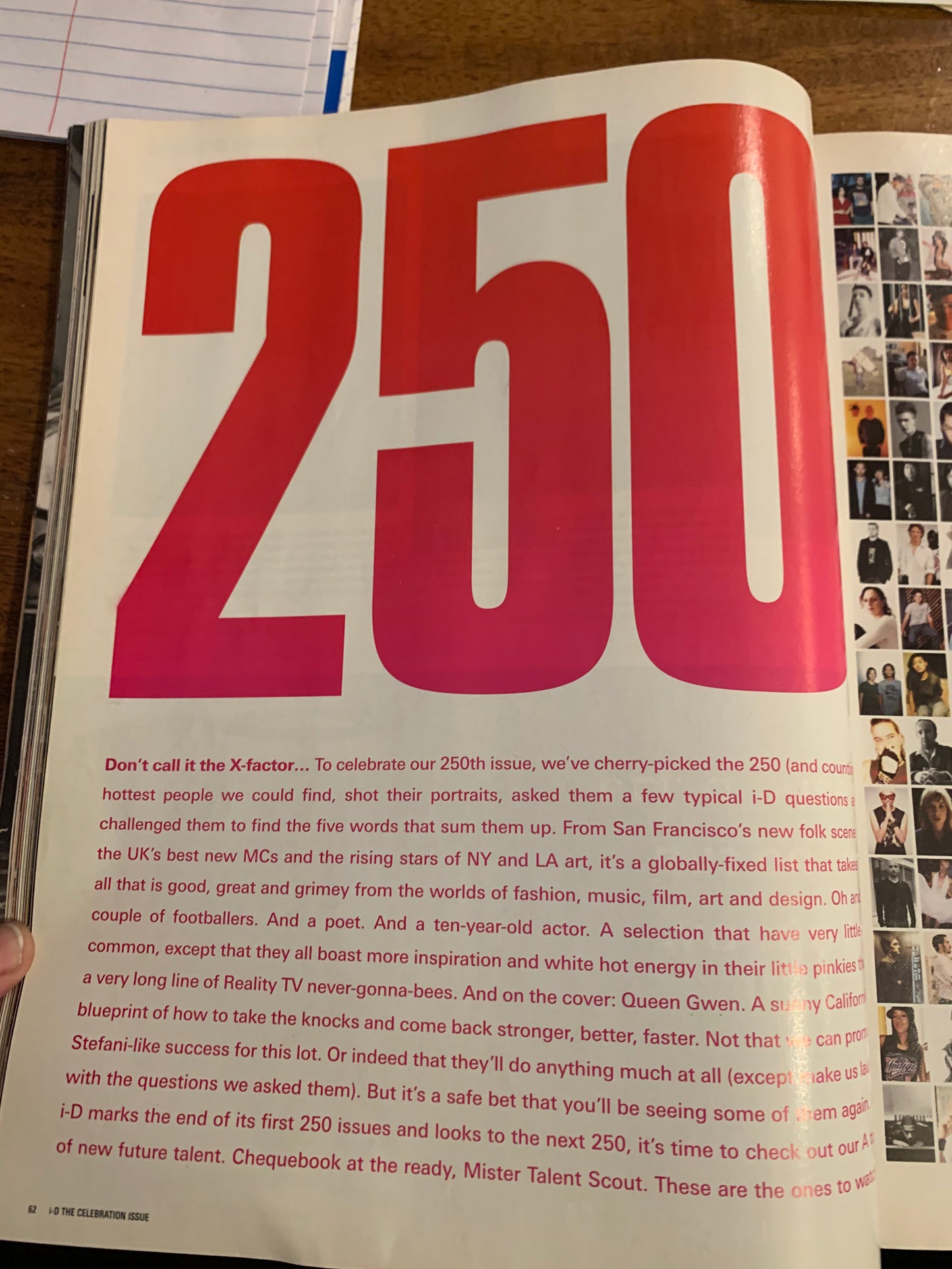 potential. 250 MOST PROMISING CREATIVES. ID magazine. 2007.