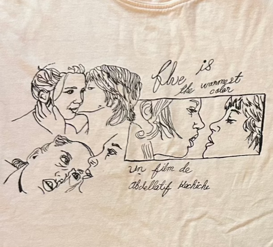 Blue is the Warmest Color - handdrawn by Jordan Mattos - ONLY 10 NEW LIMITED EDITION IN STOCK!