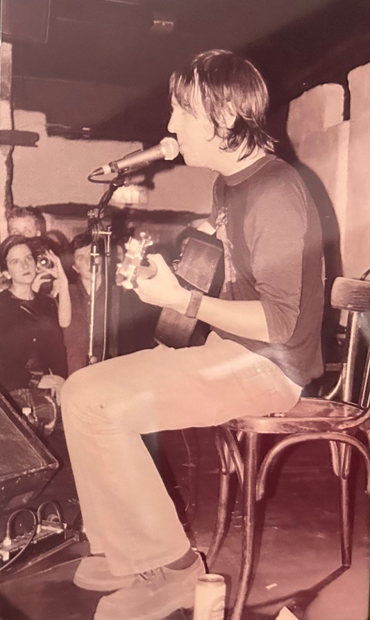 Elliott Smith performing at The Borderline, London, 5/27/1998, actual one and only photo