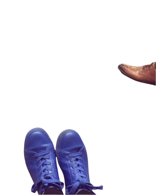 kenneth cole sneakers BLUE worn in airport lounges around the world, buying films