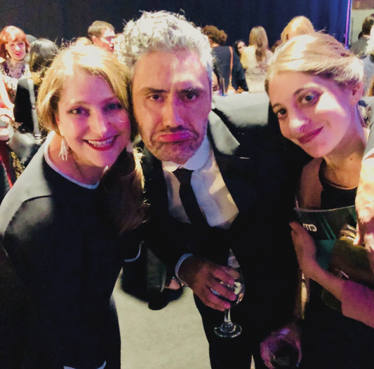 critics choice awards with TAIKA WAITI because i acquired HUNT FOR THE WILDERPEOPLE