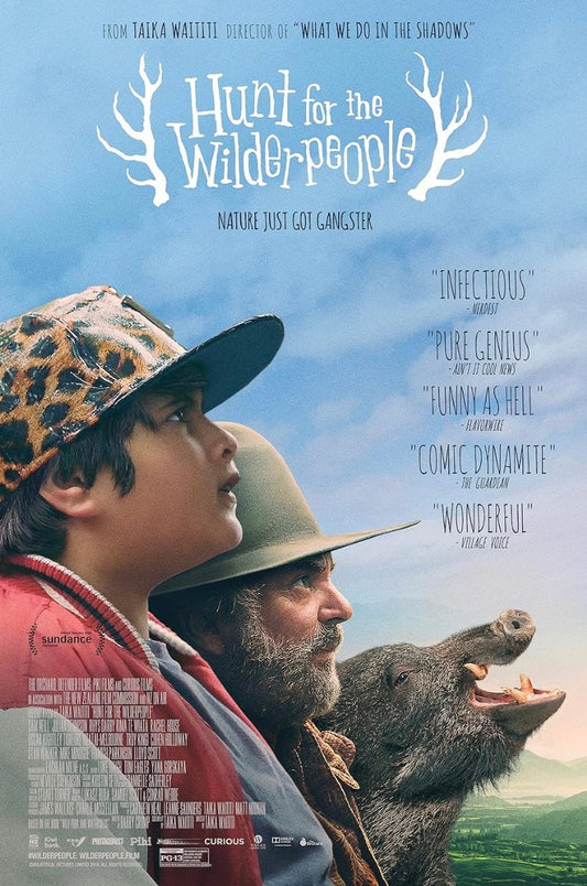 HUNT FOR THE WILDERPEOPLE by TAIKA WAITITI superltd. poster - signed and framed