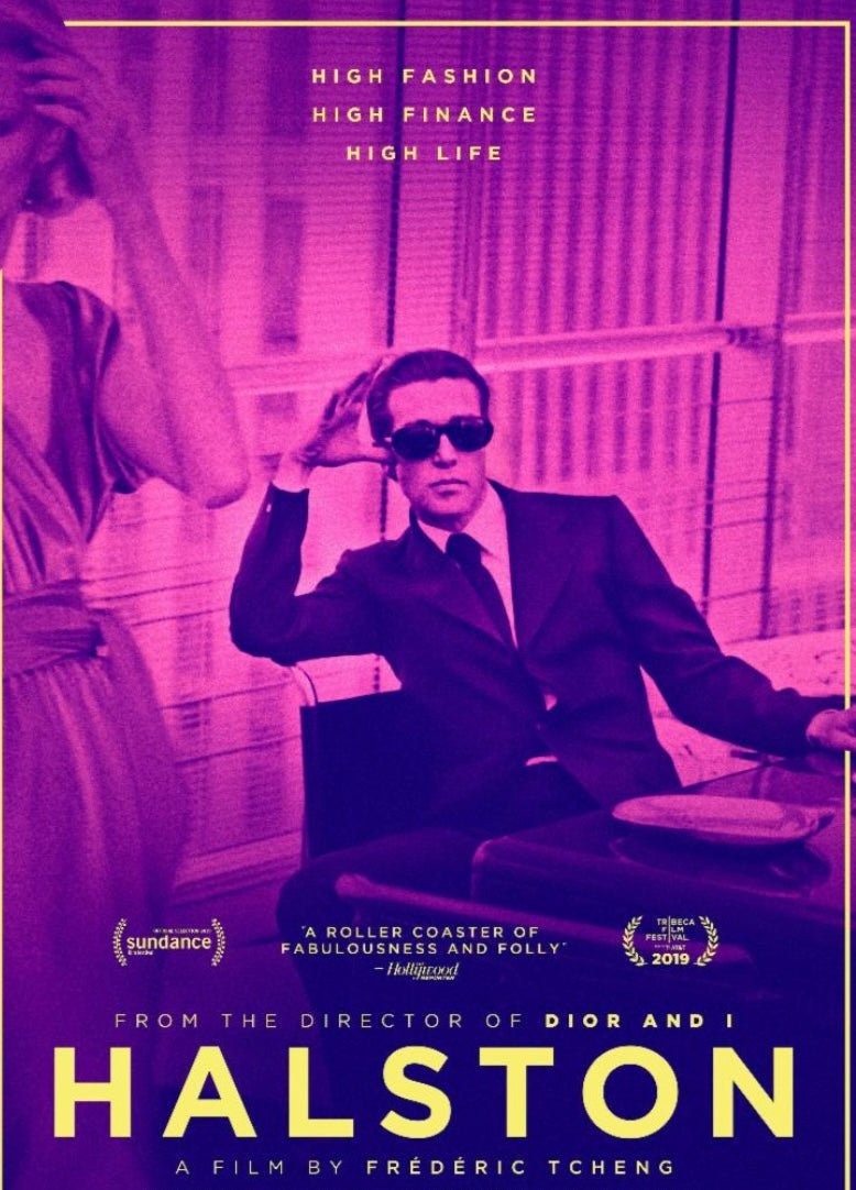 HALSTON documentary by Frederic Tcheng poster signed