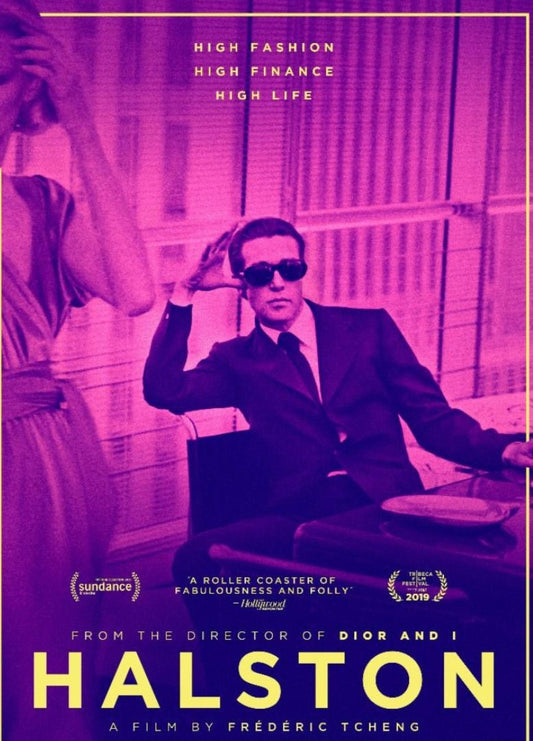 HALSTON documentary by Frederic Tcheng poster signed