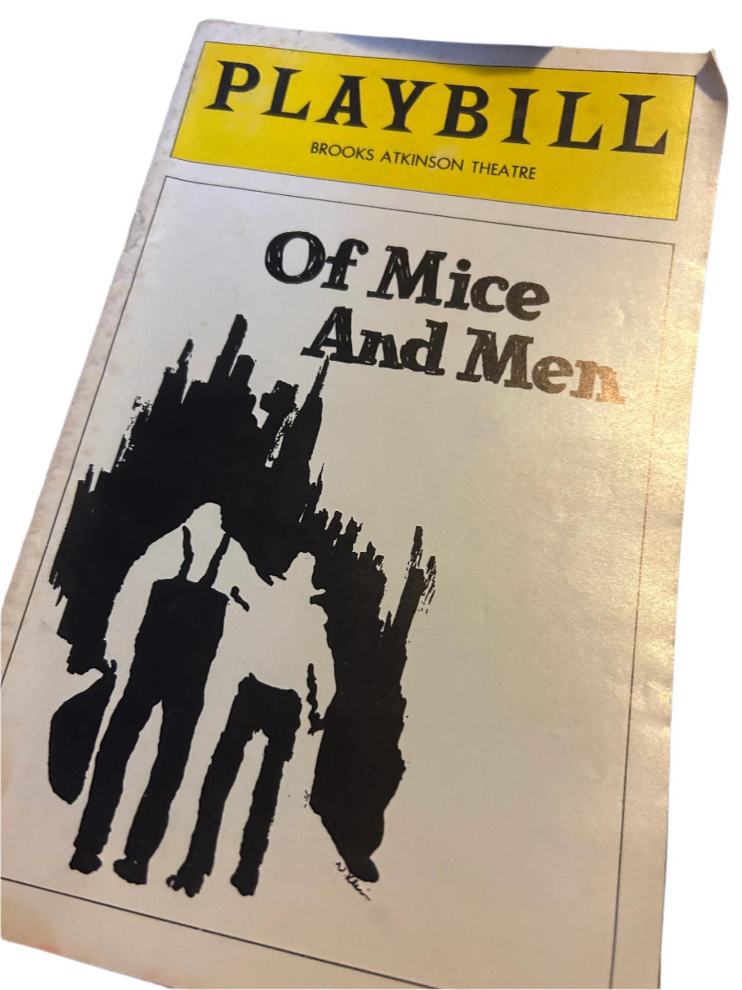 OF MICE AND MEN Original PLAYBILL with JAMES EARL JONES 1974 Broadway
