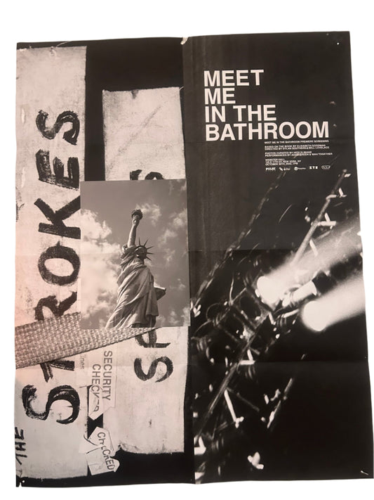 HEDI SLIMANE Meet Me in The Bathroom super ltd. theatrical poster
