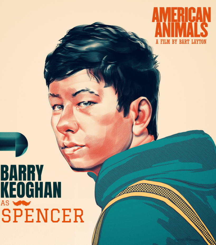 American Animals - BARRY KEOGHAN one and only character poster