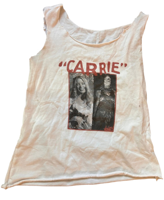 punk rock handcut CARRIE tank
